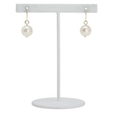 K18YG イエローゴールド アコヤパール8mm フックピアス レディース 【中古】